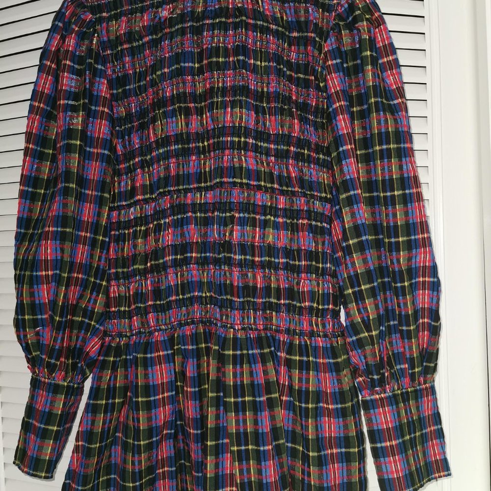 Ganni smocked midi dress SIZE IS EUROPEAN 40 - Picture 9 of 14